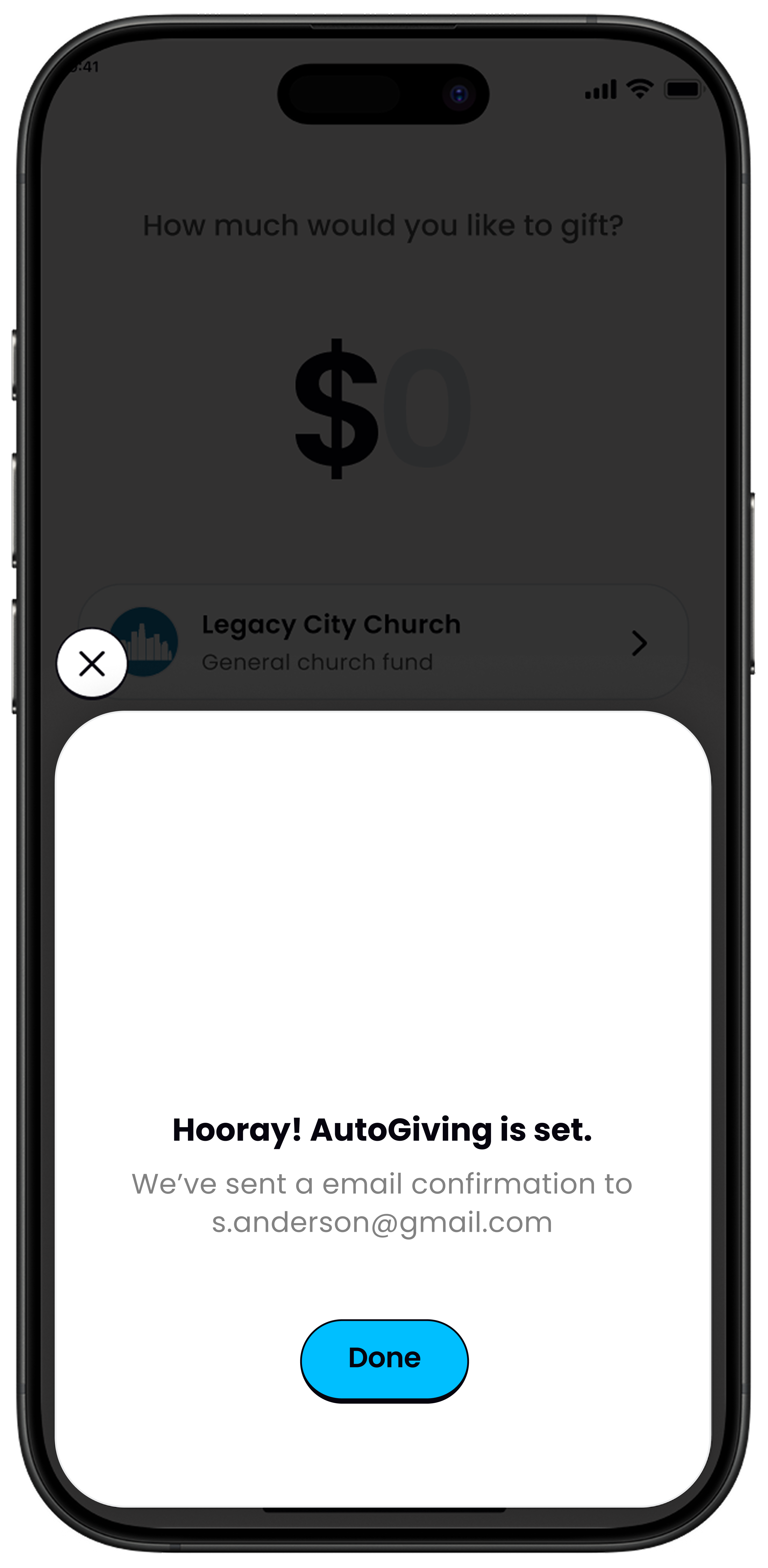 AutoGiving confirmed